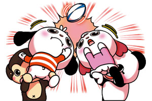 ラインアウトを説明する画像