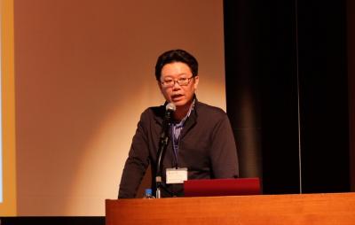 基調講演の写真