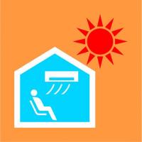 クーリングシェルターマークカラーの画像