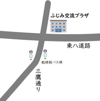 ふじみ交流プラザの地図