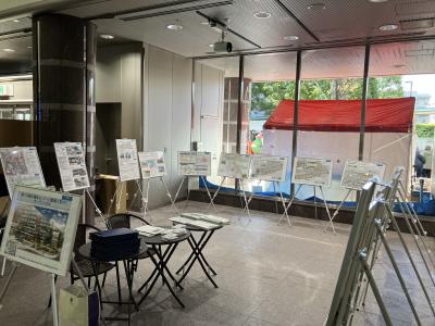 文化会館たづくり1階南側エントランススペースの写真