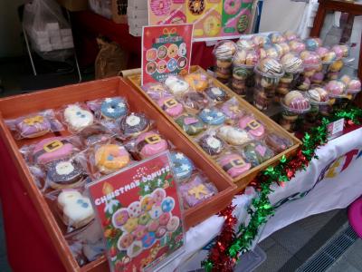 カラフルドーナツの写真