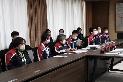 GAGANI表敬訪問の様子