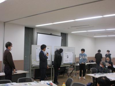 グループごとの発表の様子