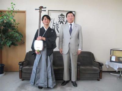 市長表敬訪問の様子