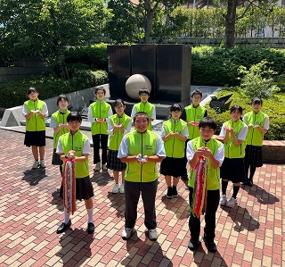 ピースメッセンジャー2023の集合写真