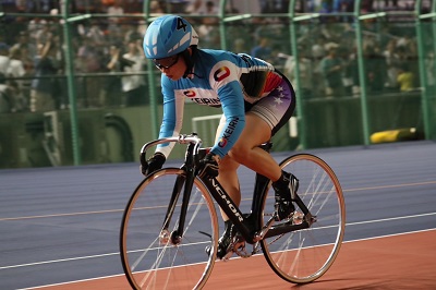 競技中の石井寛子選手の写真