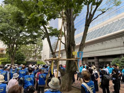 調布駅前クリーン作戦の写真