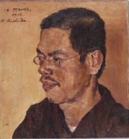 武者小路実篤「自画像」の画像