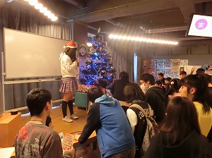 クリスマスパーティーの写真