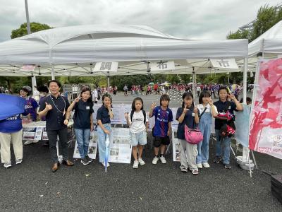 メッセージボード展示の様子