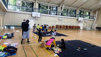 北ノ台小学校のみまモーニングの様子