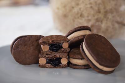 ミニフィルムのブルーベリースイーツ写真