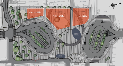 調布駅前広場図面