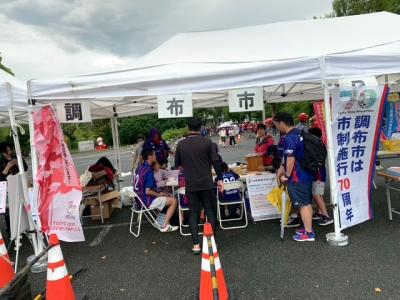 デフリンピックPRブースの写真