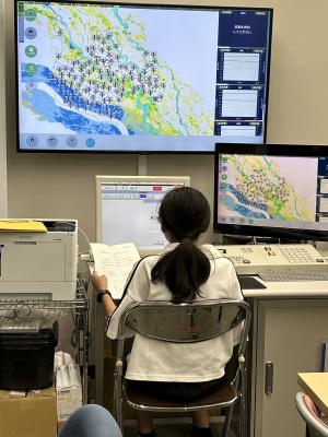 黙とう収録様子