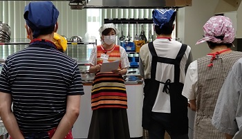 料理の手順説明