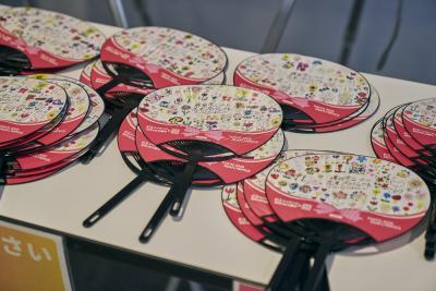 応援うちわの写真