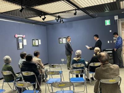 写真展表彰の様子