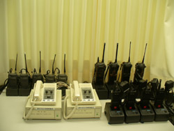 情報収集用無線機の写真