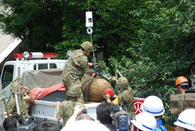 不発弾の処理（国領町）3