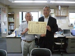 宮沢設備工業との記念写真