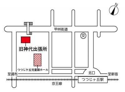 第9投票所変更を示す地図画像