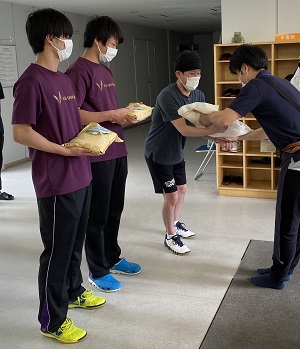 明治大学西調布合宿所での写真です