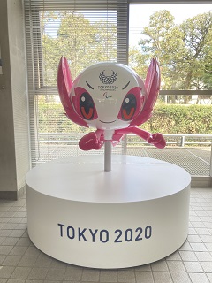 マスコット像の様子