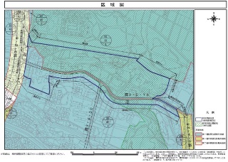 深大寺通り沿道地区における特別用途地区の区域図