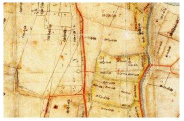 地籍調査前の地図の画像