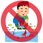 放流のイメージイラスト