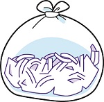 シュレッダー紙のイラスト