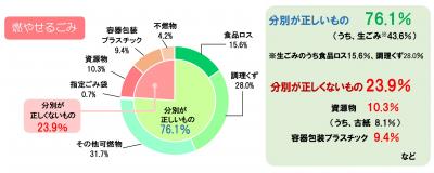 令和6年可燃組成を示したグラフ画像