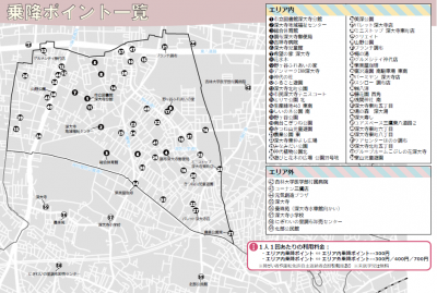 デマンド型交通乗降ポイント地図画像
