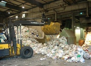 収集された資源物の画像